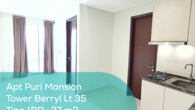 Apartement Puri Mansion Tower Berryl LT 35, 1Br, Semi Furnished