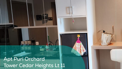 Apartement Puri Orchard Tower Cedar Heights Wing A Lt 11, 1br, Full Furnished