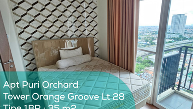 Apartement Puri Orchard Tower Orange Groove Wing A Lt 28, 1br, Full Furnished