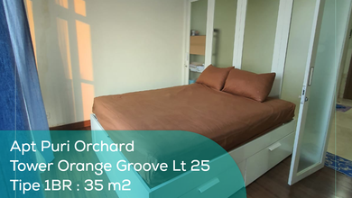 Apartement Puri Orchard Tower Orange Groove Wing A Lt 25, 1br, Full Furnished