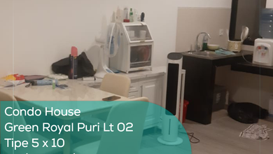 Condo House Green Royal LT 02, Tipe 5X10, Semi Furnished