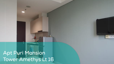 Apartement Puri Mansion Tower Amethys Lt 16, Studio, Full Furnished