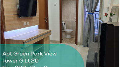 Apartement Green Park View Tower G LT 20, 2Br, Full Furnished