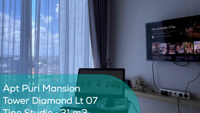Apartement Puri Mansion Tower Diamond Lt 07, Studio, Full Furnished