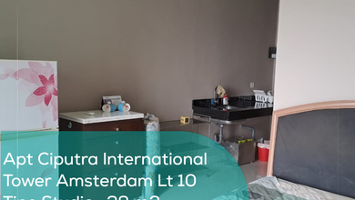 Apartement Ciputra International Tower Amsterdam Lt 10, Studio, Full Furnished