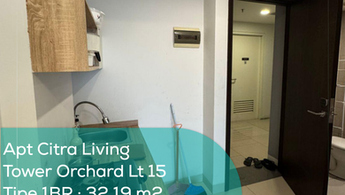 Apartement Citra Living Tower Orchard Lt 15, 1BR, Semi Furnished