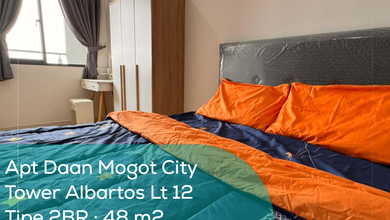 Apartement Daan Mogot City Tower Albartos Lt 12, 2br, Semi Furnished