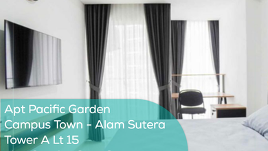 Apartement Pacific Garden Camput Town Tower A Lt 15, Studio, Full Furnished