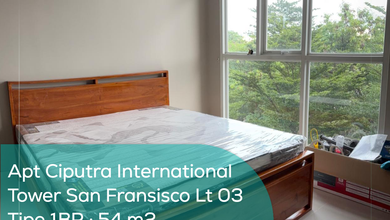 Apartement Ciputra International Tower San Fransisco LT 03, 1Br, Full Furnished