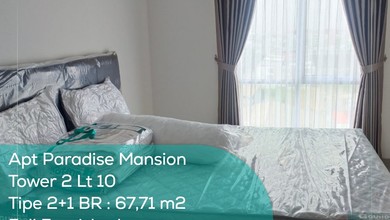 Apartement Paradise Mansion Tower 02 Lt 10, 2+1 BR, Full Furnished, PPJB