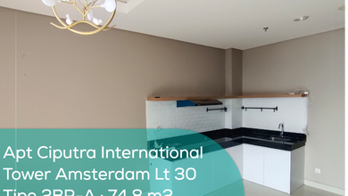 Apartement Ciputra International Tower Amsterdam LT 30, 2Br-A, Semi Furnished