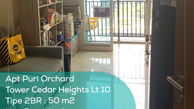 Apartement Puri Orchard Tower Cedar Heights Wing A Lt 10, 2BR, Non Furnished