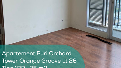 Apartement Puri Orchard Tower Orange Groove Wing A Lt 26, 1BR, Non Furnished