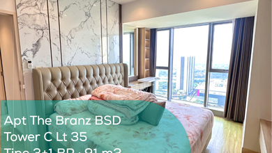 Apartement The Branz BSD Tower C Lt 35, 3+1 BR, Full Furnished