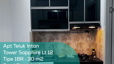 Apartement Teluk Intan Tower Sapphire LT 12, Studio, Semi Furnished, AJB