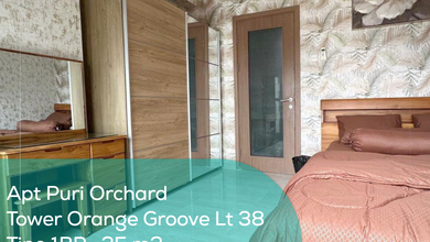 Apartement Puri Orchard Tower Orange Groove Wing B Lt 38, 1BR, Full Furnished