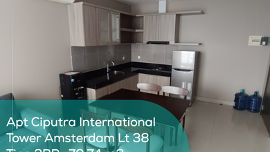 Apartement Ciputra International Tower Amsterdam Lt 38, 2BR, Full Furnished