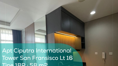 Apartement Ciputra International Tower San Fransisco Lt 16, 1BR, Semi Furnished