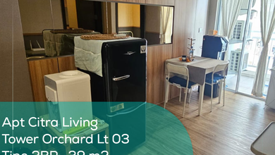 Apartement Citra Living Tower Orchard Lt 3, 2BR, Full Furnished