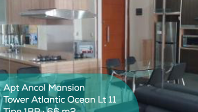 Apartement Ancol Mansion Tower Atlantic Ocean Lt 11, 1BR, Full Furnished