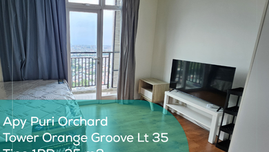 Apartement Puri Orchard Tower Orange Groove Wing A LT 35, 1Br, Full Furnished