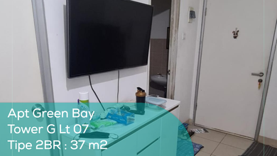 Apartement Green Bay Tower G Lt 07, 2BR, Full Furnished, Ppjb