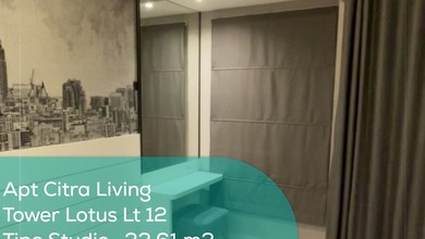 Apartement Citra Living Tower Lotus Lt 12, Studio, Full Furnished