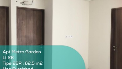 Apartement Metro Garden Lt 28, 2BR, Non Furnished, SHM