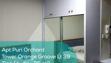 Apartement Puri Orchard Tower Orange Groove Wing B Lt 39, Studio, Full Furnished