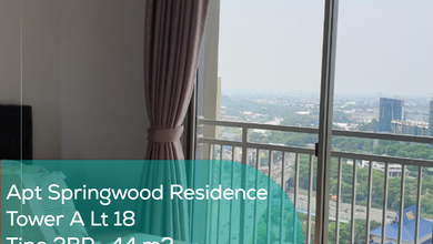 Apartement Springwood Residence Tower A LT 18, 2Br, Full Furnished