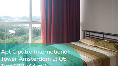 Apartement Ciputra International Tower Amsterdam Lt 05, 1BR, Full Furnished