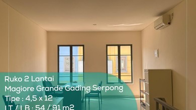 Ruko 2 Lantai Magiore Grande Gading Serpong, Tipe 4,5x12, LT/LB 54/91 m2, PPJB