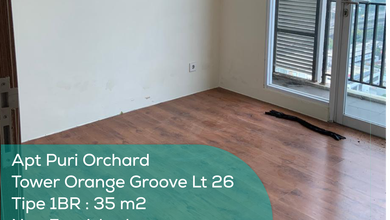 Apartement Puri Orchard Tower Orange Groove Wing A Lt 26, 1BR, Non Furnished