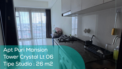 Apartement Puri Mansion Tower Crystal LT 06, Studio, Semi Furnished, PPJB
