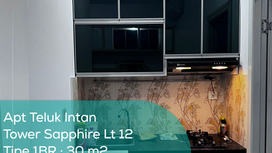 Apartement Teluk Intan Tower Sapphire LT 12, Studio, Semi Furnished