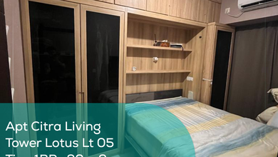 Apartement Citra Living Tower Lotus Lt 05, 1br, Full Furnished