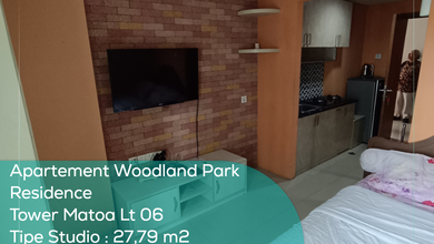 Apartment Woodland Park Residence Tower Matoa LT 06, Studio, Full Furnished
