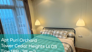 Apartement Puri Orchard Tower Cedar Heights Wing A LT 05, 1Br, Full Furnished