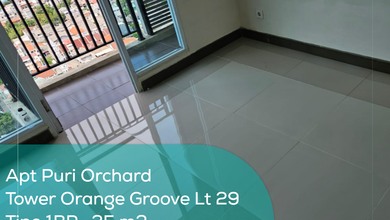 Apartement Puri Orchard Tower Orchard Wing A Lt 29, 1BR, Non Furnished