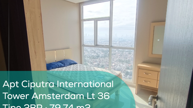 Apartement Ciputra International Tower Amsterdam Lt 36, 2BR, Full Furnished