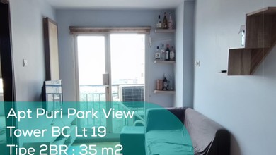 Apartement Puri Park View Tower BC Lt 19, 2BR, Full Furnish