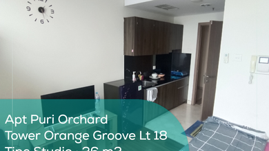 Apartement Puri Orchard Tower Orange Groove Wing A Lt 18, Studio, Full Furnished