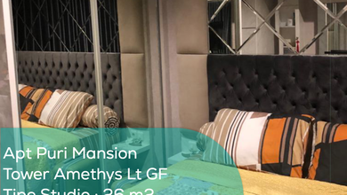 Apartement Puri Mansion Tower Amethys Lt GF, Studio, Full Furnished