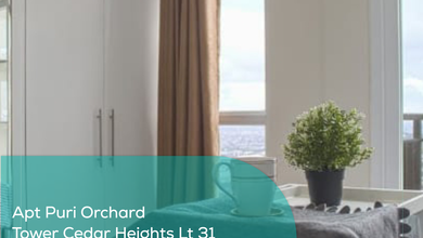 Apartement Puri Orchard Tower Cedar Heights Wing A LT 31, 1Br, Full Furnished