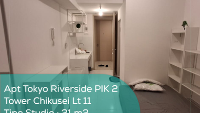 Apartement Tokyo Riverside Tower Chikusei Lt 11, Studio, Full Furnished