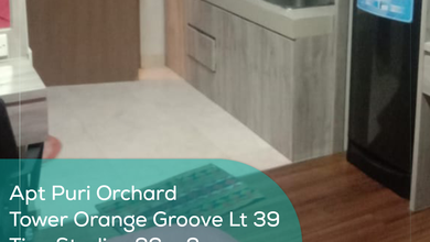 Apartement Puri Orchard Tower Orange Groove Wing A LT 39, Studio, Full Furnished