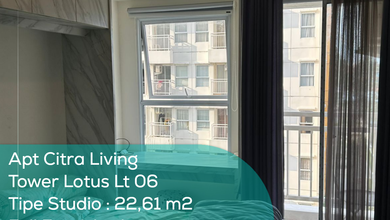 Apartement Citra Living Tower Lotus LT 06, Studio, Full Furnished