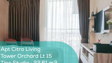 Apartement Citra Living Tower Orchard Lt 15, Studio, Full Furnish