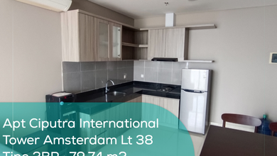 Apartement Ciputra International Tower Amsterdam LT 38, 2Br, Full Furnished