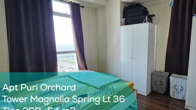 Apartement Puri Orchard Tower Magnolia Spring Wing A Lt 36, 2Br, Semi Furnished
